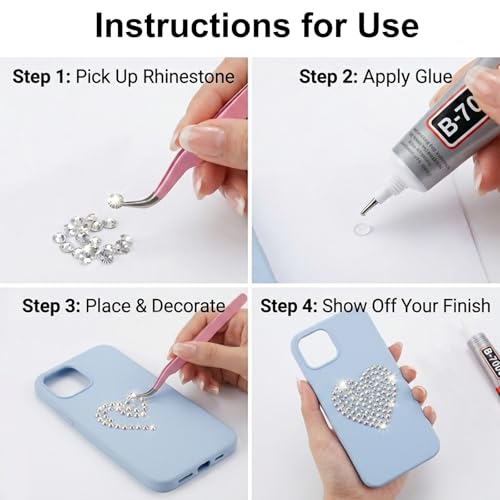 24 Colours Bedazzling Kit with Glue, 22000Pcs 3mm Resin Flatback Rhinestone, Bedazzle Kit Comes with a Full Set of Tools, Bedazzling Gems for Nail Art Crafting Book Makeup Clothing Shoes Diamond Art