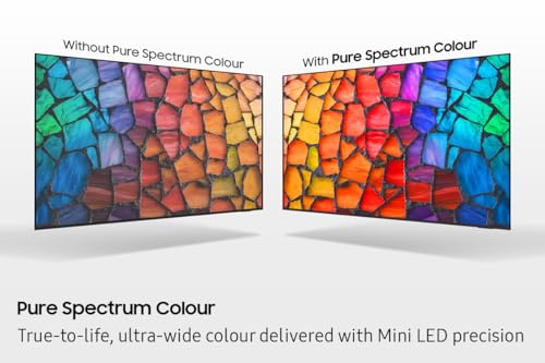 Samsung 85 inch Mini LED TV, M70H, Mini LED HDR with Pure Colour Spectrum, 4k Upscaling, Smart TV, Gaming Hub, Dolby 2.0, Television (UN85M70HAFXZC, 2026)