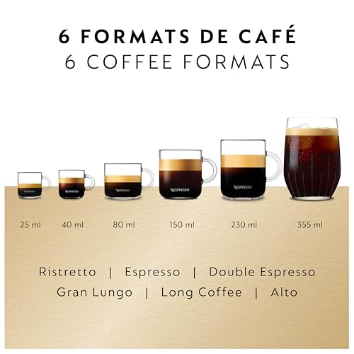 Nespresso Vertuo Pop+ Deluxe Pod Coffee & Espresso Machine Black & Gold