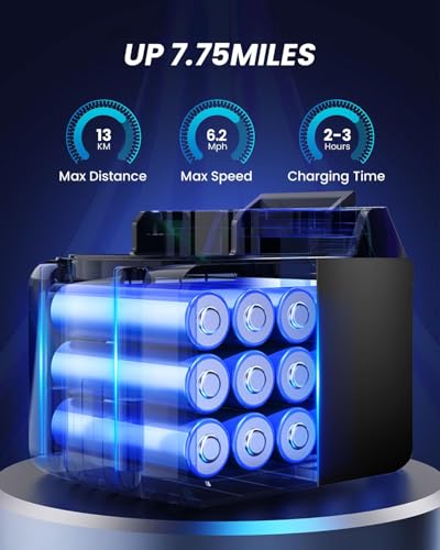 Gyroor G13 Hoverboard for Kids & Adults, All-Terrain Self Balancing Scooter | 250W dual motors, 7.75 MPH, climbs 15-degree slopes, 6.5-inch off-road tires, music player, LED lights, 176 lbs, ages 6-12