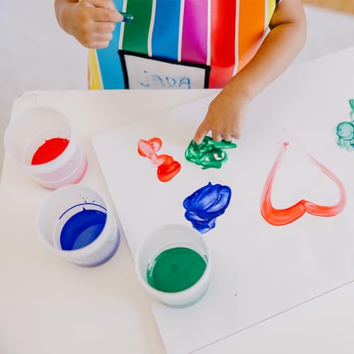 Melissa & Doug Finger Paint Paper Pad 2-Pack Kids Art Supply | 2 Finger Painting Paper Pads, 100 Extra-Large No-Leak Glossy Sheets, Premium Arts & Crafts Supplies for Kids, Ages 2+