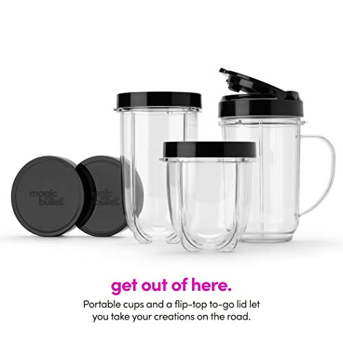 Magic Bullet Blender, Mixer & Mini-Food Processor In-One (17-Piece Set)