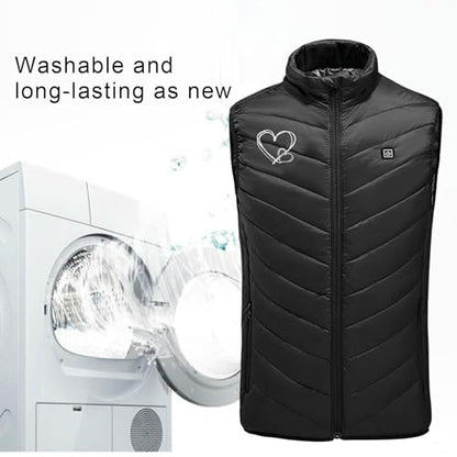 Generic Heated Vest Women Men Rechargeable USB Heating Jacket Winter Coats