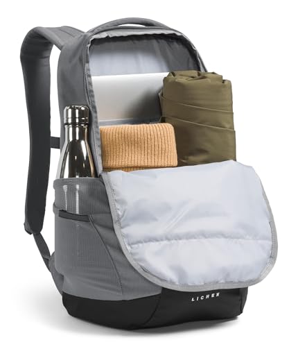 THE NORTH FACE Lichen Daypack, Smoked Pearl Dk Hth/Blk, One Size