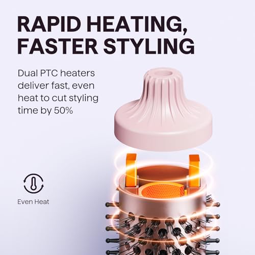 Wavytalk Thermal Brush, Blowout Boost 1.5 inch Curling Brush