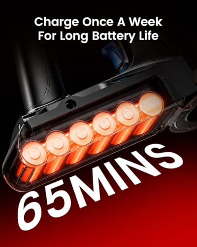 NADALY Cordless Vacuum Cleaner, 50Kpa Powerful Suction with 580W 65 Mins Runtime Stick Vacuum,Rechargeable, Lightweight, Anti-Tangle,Ideal for Hard Floor