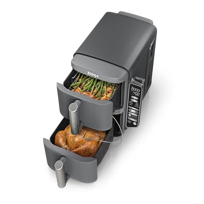 Ninja DoubleStack XL Smart Air Fryer, 10 Qt/9.5L, 6-in-1, Grey, SL451C