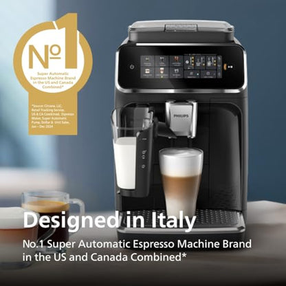 Philips 3300 Series Fully Automatic Espresso Machine, LatteGo Milk System