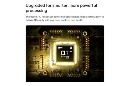 LG 50-Inch QNED75 Mini LED QNED 4K Smart TV (2026) | α7 AI Processor Gen3, Dynamic QNED Colour, 60Hz Refresh Rate, Standard Remote
