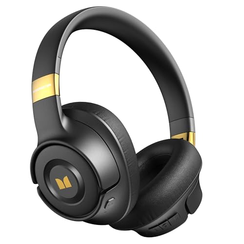 Monster Persona SE ANC Active Noise Cancelling Headphones, Wireless Bluetooth Headphones Over Ear, 60H Playtime, HiFi Stereo Audio, Deep Bass, Built-in Mic, Bluetooth Headphones for Home Office Travel