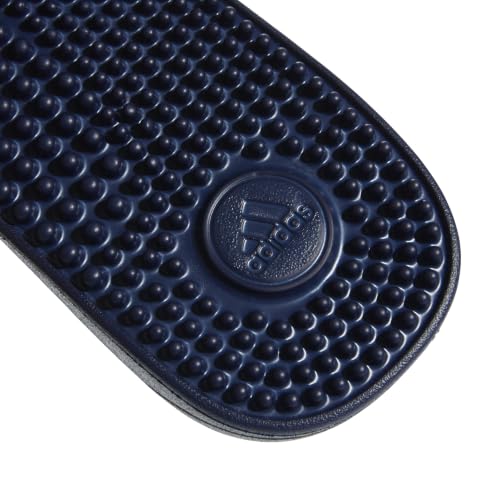 adidas Unisex-Adult Adissage, Dark Blue/White/Dark Blue