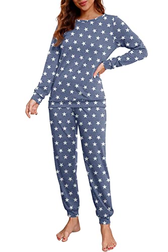VINTATRE Womens Pajama Sets Ladies Pjs Set Soft Pyjamas with Pockets