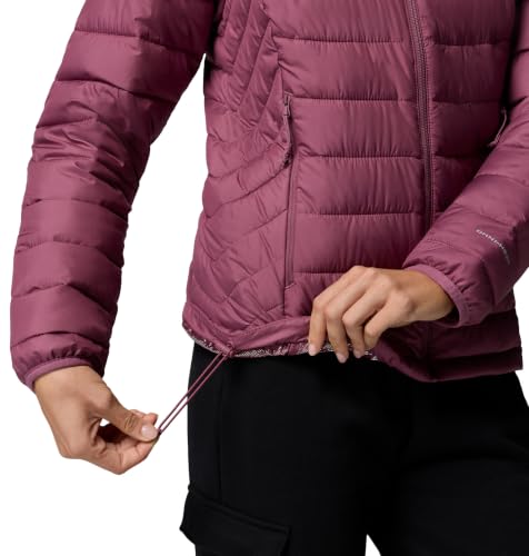 Columbia Women's Powder Lite II Hooded Jacket, Antique Mauve, XX-Large