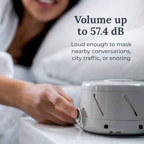 Yogasleep Dohm Classic (Gray) The Original White Noise Machine, Soothing Natural Sound from a Real Fan, Noise Cancelling for Office Privacy, Travel & Meditation, Sleep Therapy For Adults & Baby