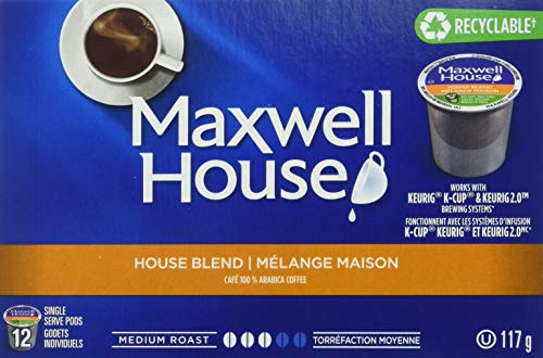Maxwell House, Mélange maison, 12 Capsules de café K-Cup®, caisse de 6