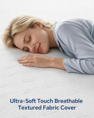 BEDELITE 3 Inch Egg Crate Memory Foam Mattress Topper Queen Size | Soft High Density Mattress Foam Pad for Pressure Relief, Bed Topper with Removable & Machine Washable Bamboo Viscose Cover