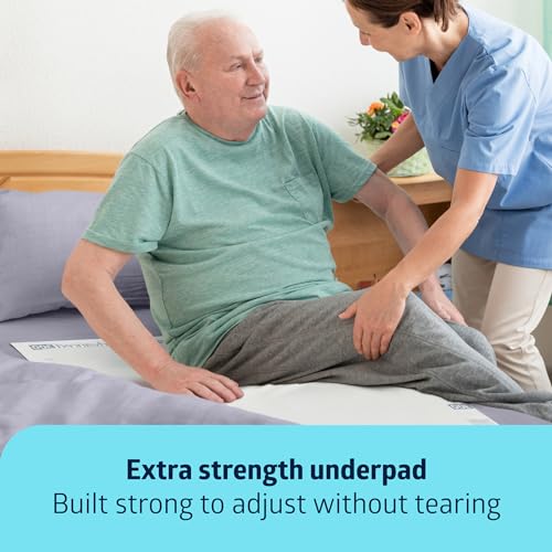 Medline Ultrasorbs Advanced Premium Underpads, 350 lb. Weight Capacity, 30" x 36", 5 per Bag.