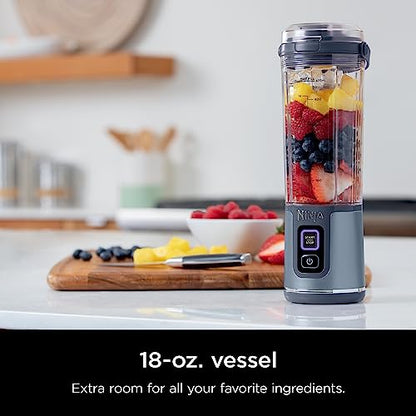 Ninja Blast Portable Blender, Cordless, 18oz/530mL, Denim Blue, BC151NVC