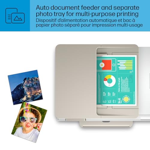 HP Envy Inspire 7958e Wireless Color Inkjet Printer, Print, scan, Copy, Easy Setup, Mobile Printing, Best for Home, Instant Ink with HP+, 3 Months Instant Ink Included