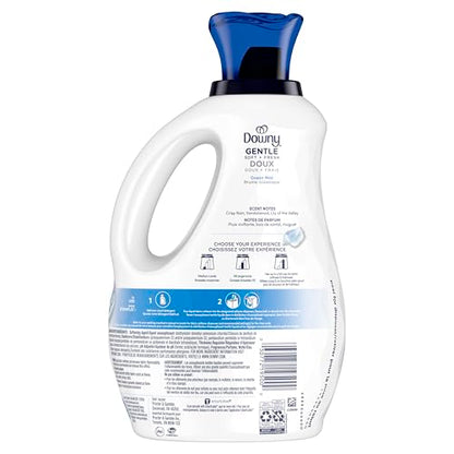 Downy Gentle Soft + Fresh Fabric Softener Liquid, Ocean Mist Scent, 83 loads, 1.66L