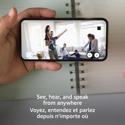 Blink Mini Pan-Tilt Camera (newest model), Rotating indoor plug-in smart security camera, two-way audio, HD video, motion detection, Works with Alexa (White)