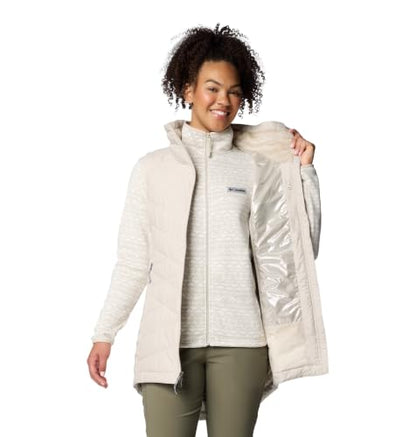 Columbia Women's Heavenly II Long Vest, Dark Stone, Medium