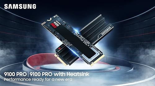 Samsung 9100 PRO Series 1TB PCIe 5.0 x4 NVMe 2.0 M.2 Internal SSD, Up to 14,700MB/s, Thermal Control, MZ-VAP1T0B/AM