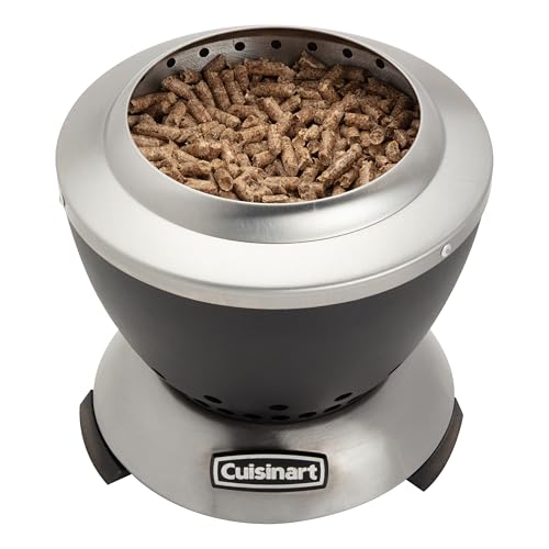 Cuisinart 7.5" Clean Burn Smokless Tabletop Fire Pit, Lightweight, Easy Clean Removable Base for Ash, Small Outdoor Heater for Patio, Camping & RV (COH-755C)