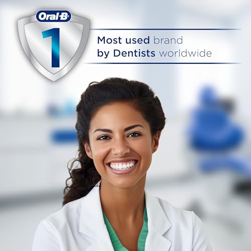 Oral-B iO Deep Clean + Protect Rechargeable Electric Toothbrush, White with Visible Pressure Sensor, 5 Cleaning Settings, 2 Min Timer, an iO Series 7 Toothbrush, 2 Replacement Brush Heads, and Charging Travel Case