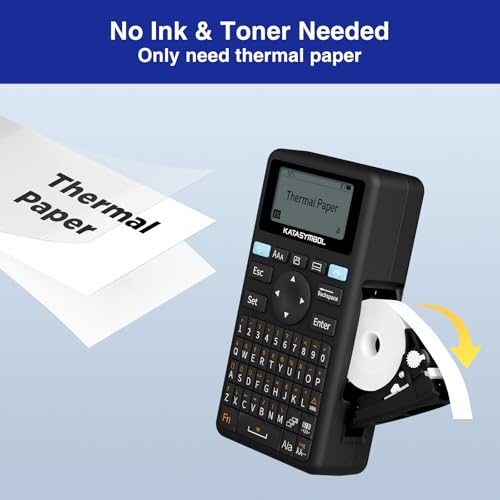 SUPVAN E11 Keyboard & Bluetooth Label Maker Machine + 1 Tape