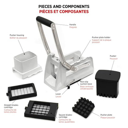 Starfrit Pro Fry Cutter & Cuber, 3-in-1 Potato & Vegetable Cutter