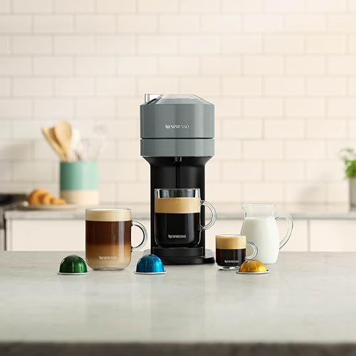 Nespresso Vertuo Next Pod Coffee & Espresso Machine Light Grey