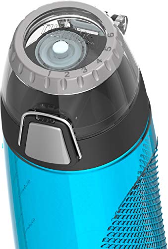 THERMOS Tritan Hydration Bottle with Meter, 24oz, Teal