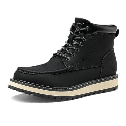 Bruno Marc Men's Winter Snow Boots Fashion Casual Comfort Warm Boots,SBCH2302M-1,Black,Size 10 M US