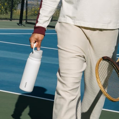 Owala FreeSip Insulated Stainless Steel Water Bottle with Straw, BPA-Free Sports Water Bottle, Great for Travel, 32 Oz, Sugar High