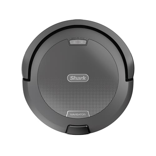 Shark Navigator Robot Vacuum, SmartPath Navigation, Steel Grey, RV2110CA | SmartPath Navigation, Up to 50% More Suction, Detects & Avoids Objects, Anti-Hair Wrap, Wi-Fi, Carpets & Hard Floors
