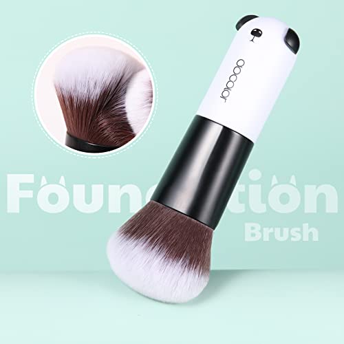 Docolor White PANDA Foundation Brush Cartoon Face Kabuki Makeup Brush