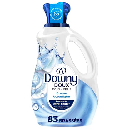 Downy Gentle Soft + Fresh Fabric Softener Liquid, Ocean Mist Scent, 83 loads, 1.66L