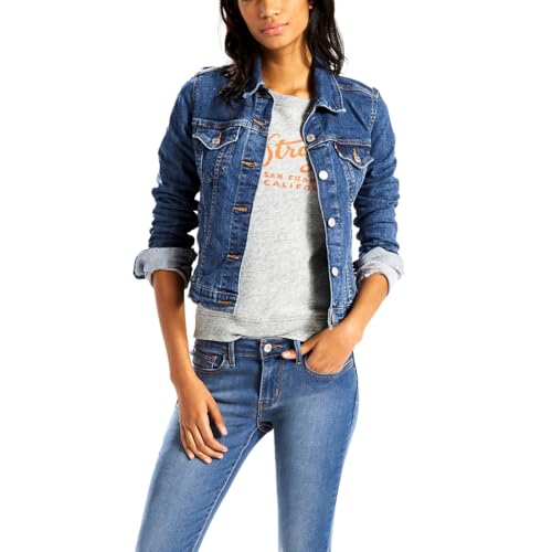 Levi's Women's Original Trucker Jacket, Sweet Jane (Waterless), Medium
