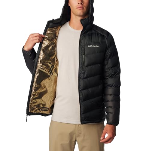 Columbia Mens Labyrinth Loop II Hooded Jacket, Black, Medium