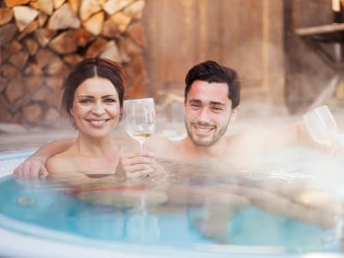 Inflatable Hot Tub | 3 Person Whirlpool Spa w/Air Jets & Dual-Heating