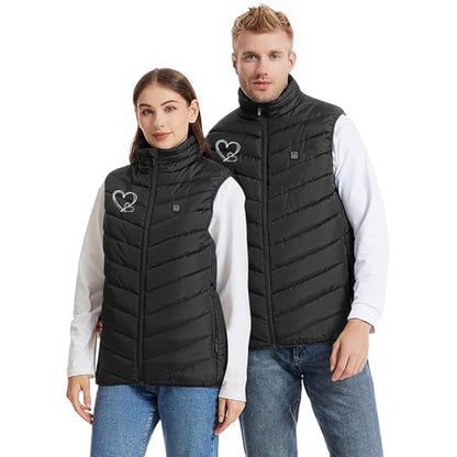 Generic Heated Vest Women Men Rechargeable USB Heating Jacket Winter Coats