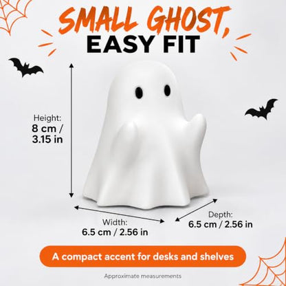 Cute Halloween Ghost Statue Funny Figurine Decorations- Spooky Resin Statue
