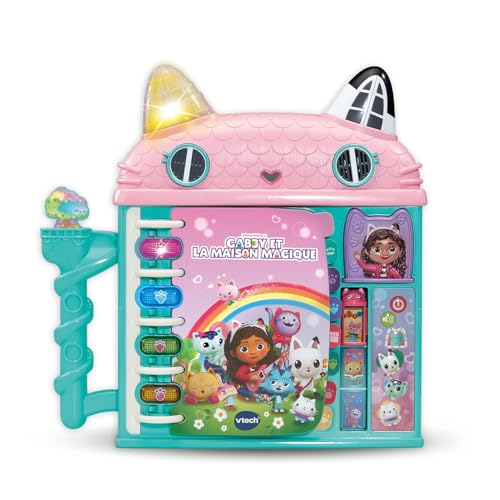 VTech Gabby's Dollhouse Cat-a-Vator Discovery Book (French Version)