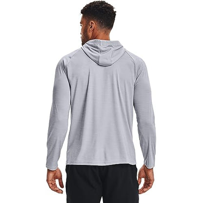 Under Armour Men's Velocity Long Sleeve Hoodie, (011) Mod Gray / / Pitch Gray, Medium
