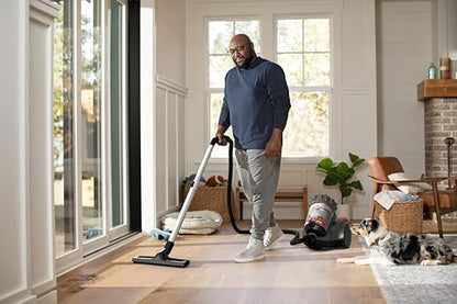 Hoover Multi-Surface Bagless Canister Vacuum, Corded & Lightweight, Grey