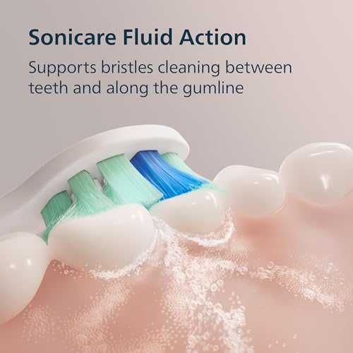 Philips Sonicare 4100 Rechargeable Electric Toothbrush, 1 Brush Head, Blue