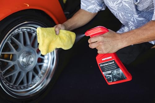 Mothers 05316 Protectant - 16 oz. | Long-Lasting UV Protection for Rubber, Vinyl & Plastic, Shields Dash, Trim, Bumpers & Tires from Fading, Cracking & Drying