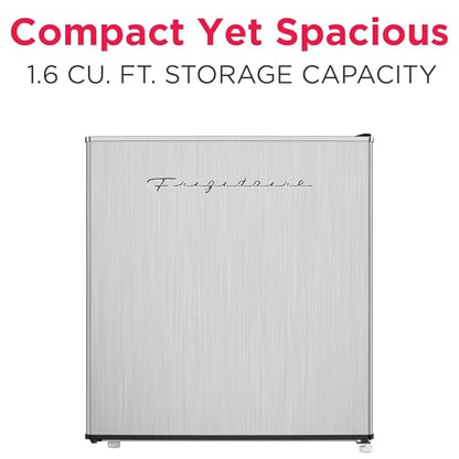 Frigidaire 1.6 cu ft Stainless Mini Fridge, Internal Freezer Compartment