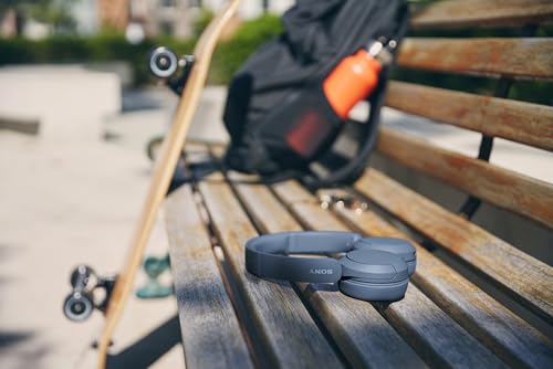 Sony WH-CH520 Wireless Headphones Bluetooth On-Ear Headset with Microphones, Blue